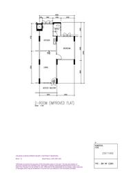 Blk 8 Lorong Lew Lian (Serangoon), HDB 2 Rooms #106658682